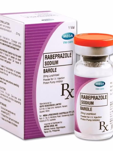 BAROLE (RABEPRAZOLE SODIUM20MG) INJECT