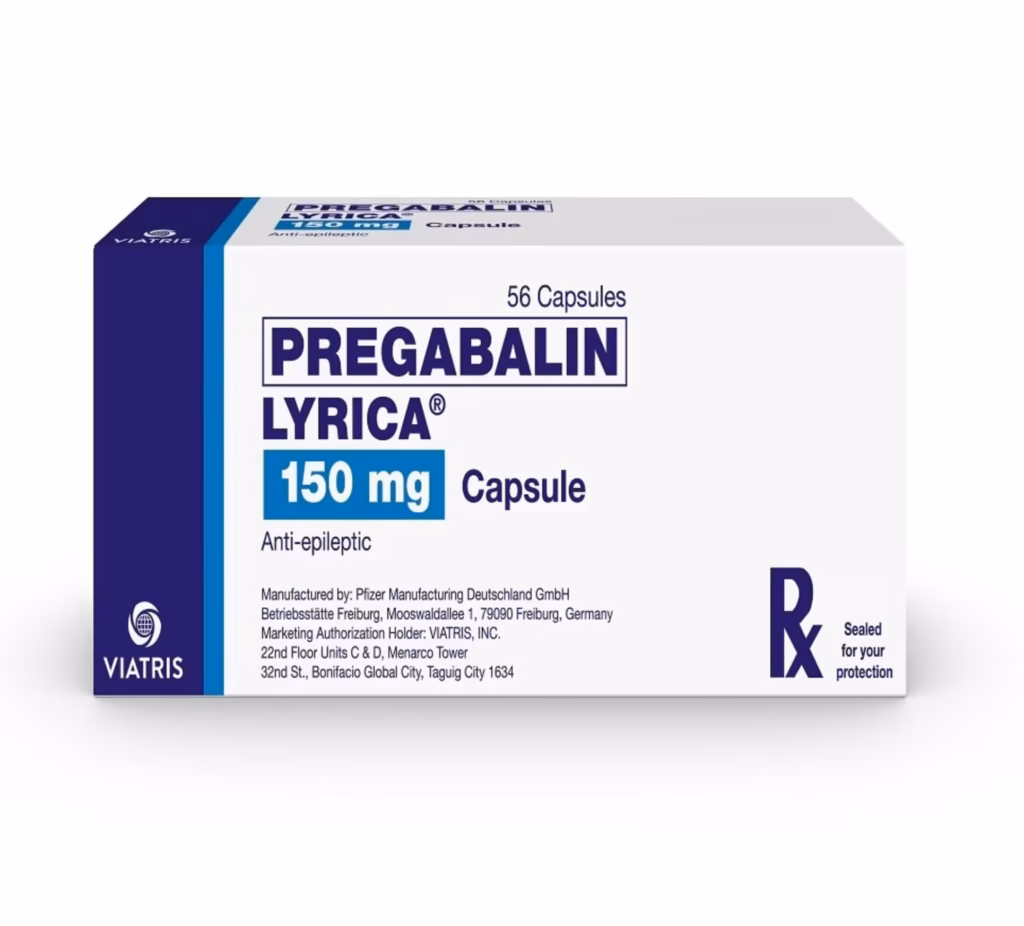 00ee48f3eb5ea4fe22b148dbc796b127.png LYRICA 150MG (PREGABALIN) 14CAPX SACHET ONE PACKET