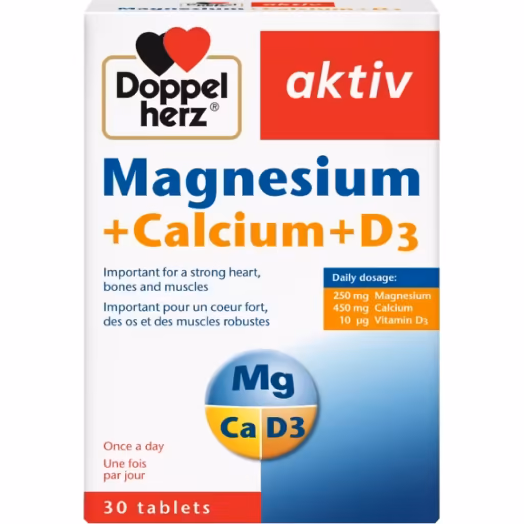 DOPELLHERZ AKTIV MAGNESIUM +CALCIUM +D3