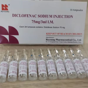 DICLOFENAC INJECTION 75MG/3MLS X ONE AMPOULE 10 AMPOULES