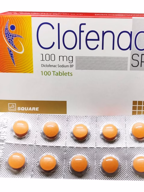 CLOFENAC SR 100MG (DICLOFENAC SODIUM) 10TABS X SAT TEN SACHETS