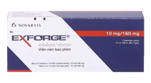 EXFORGE 10/160MG TAB (AMLODIPINE 10MG/VALSARTAN 160MG) 14TABS X SAT 2 SACHETS