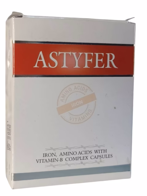 ASTYFER CAP (AMINO ACIDS/IRON/VITAMINS) 15CAPS X SAT 2 SACTHETS