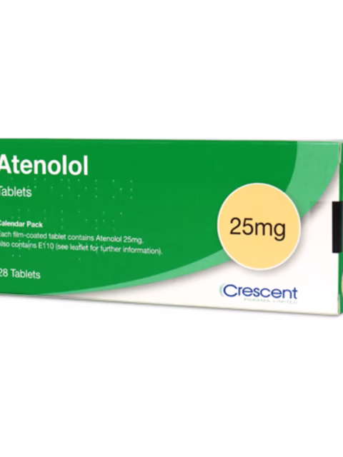 Atenolol 25mg x1 Pack