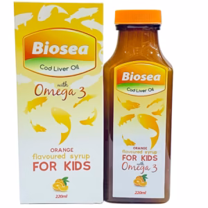 BIOSEA SYR 220ML (COD LIVER OIL WITH OMEGA 3) BIOSEA SYR 220ML (COD LIVER OIL WITH OMEGA 3)
