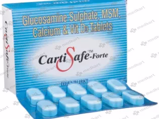CARTISAFE FORTE (GLUCOSAMINE, CALCIUM,VIT D3) 10TAB XSAT 3 SACHETS