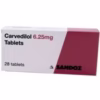 CARVEDILOL 6.25mg x1 Pack