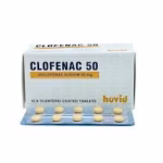 CLOFENAC 50MG (DICLOFENAC) 10TABS X SACHET TEN SACHETS