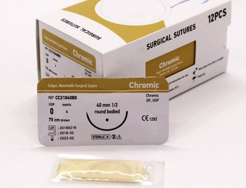 Chromic 3/0 Round Bodied x2 Pieces