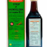 DE DEONS SYRUP 280ML (HAEMOGLOBIN/VIT B12) X BOTTLE TWENTY