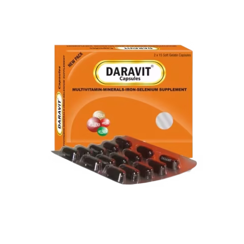 DARAVIT CAPSULE (MULTIVITAMIN) 15CAPS X SAT 2 SATCHETS