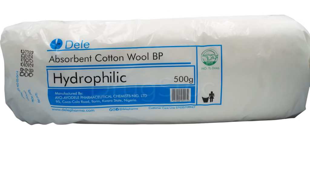 Dele Cotton 500G x25 rolls Dele Cotton Wool 500G 1 roll