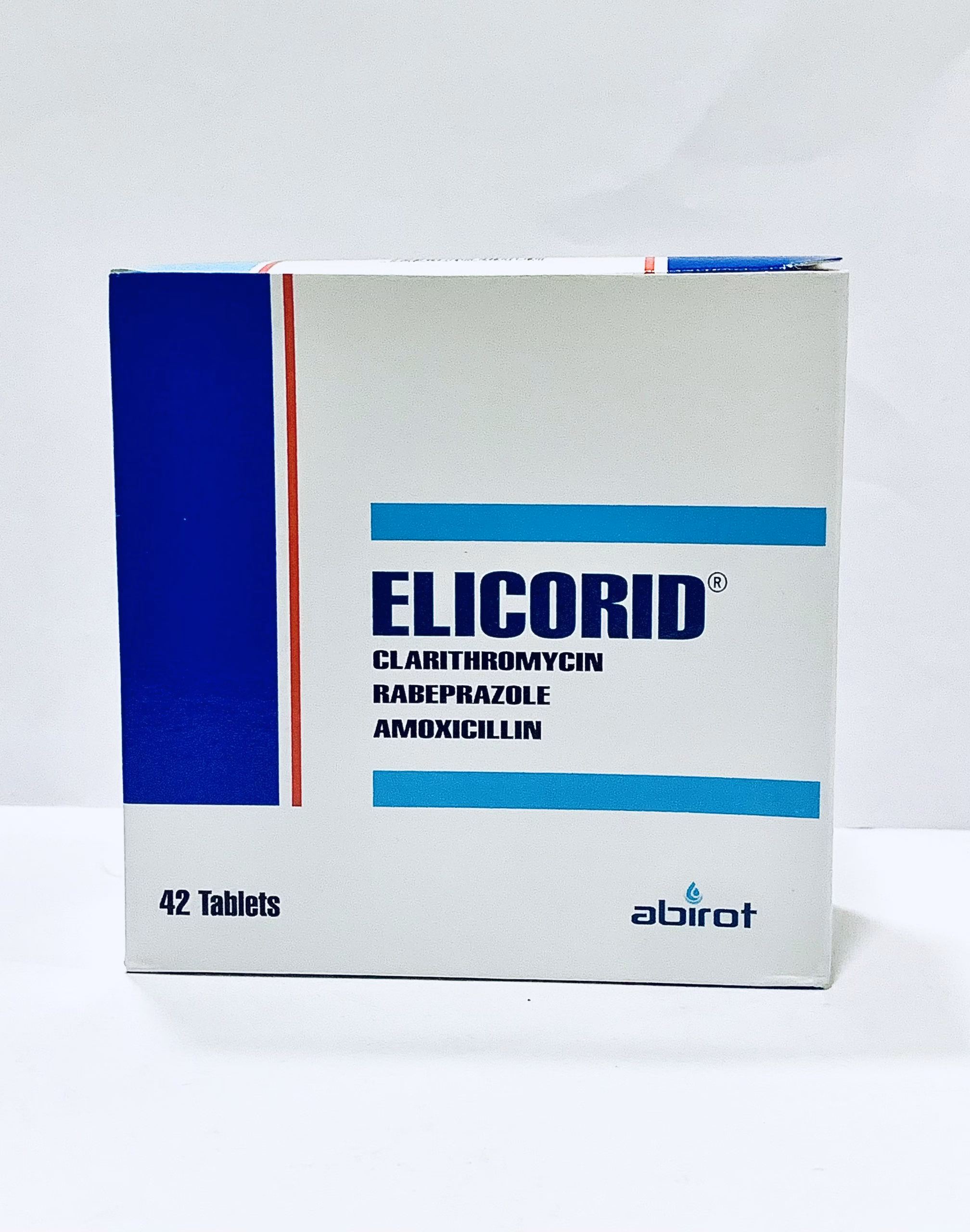 ELICORID (CLARITHROMYCIN500MG,RABEPRAZOLE20MG,AMOXY1G) XSAT 1PK