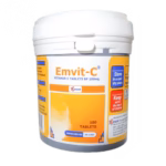 EM-VIT C WHITE (VITAMIN C) 100TABS X CUP TWO BOTTLES
