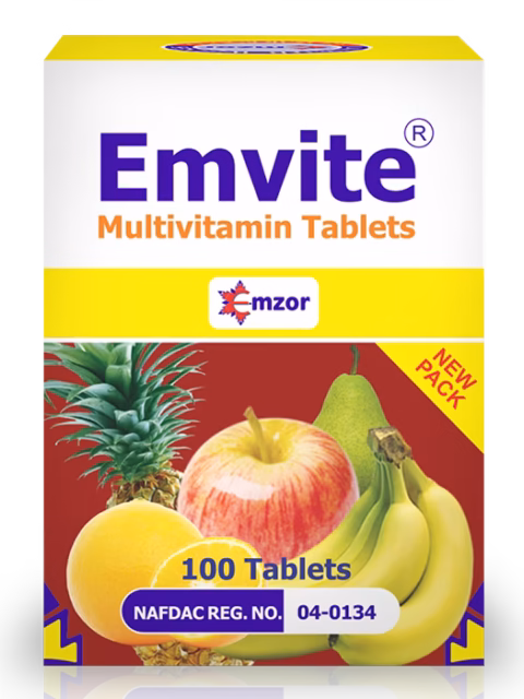 Emvite Tablets x100 x2 Bottles