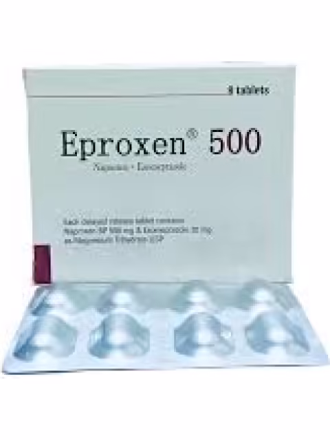 EPROXEN (NAPROXEN 500MG & ESOMEPRAZOLE 20MG XSACHETS 4 SACHET