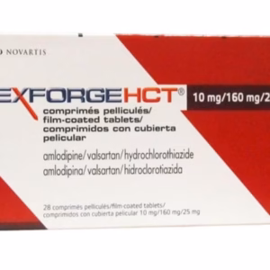 EXFORGE HCT 10MGby160MGby25MG EXFORGE HCT 10MG/160MG/25MG x4 sachets