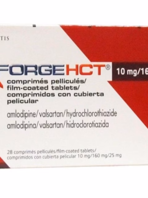 EXFORGE HCT 10MG/160MG/25MG x4 sachets
