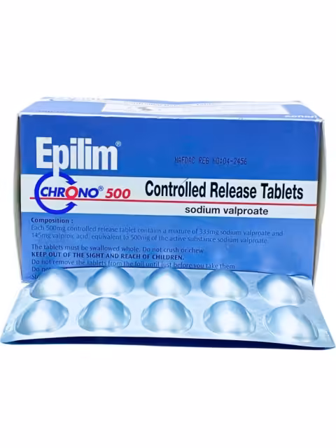 Epilim 500mg tab x10 Sachets