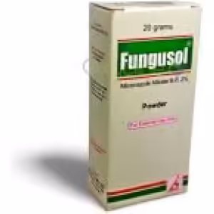 FUNGUSOL POWDER 2%(MICONAZOLE NITRATE)1 XBOTTLE 2 PACKS