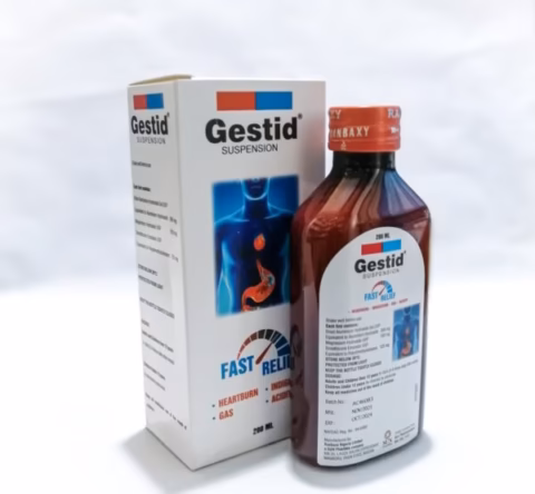 GESTID SUSP 200ML (ANTACID) X BOTTLE 24 BOTTLES BY 1 CTN
