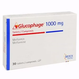 GLUCOPHAGE TAB 1000MG X30 - 2 sachets