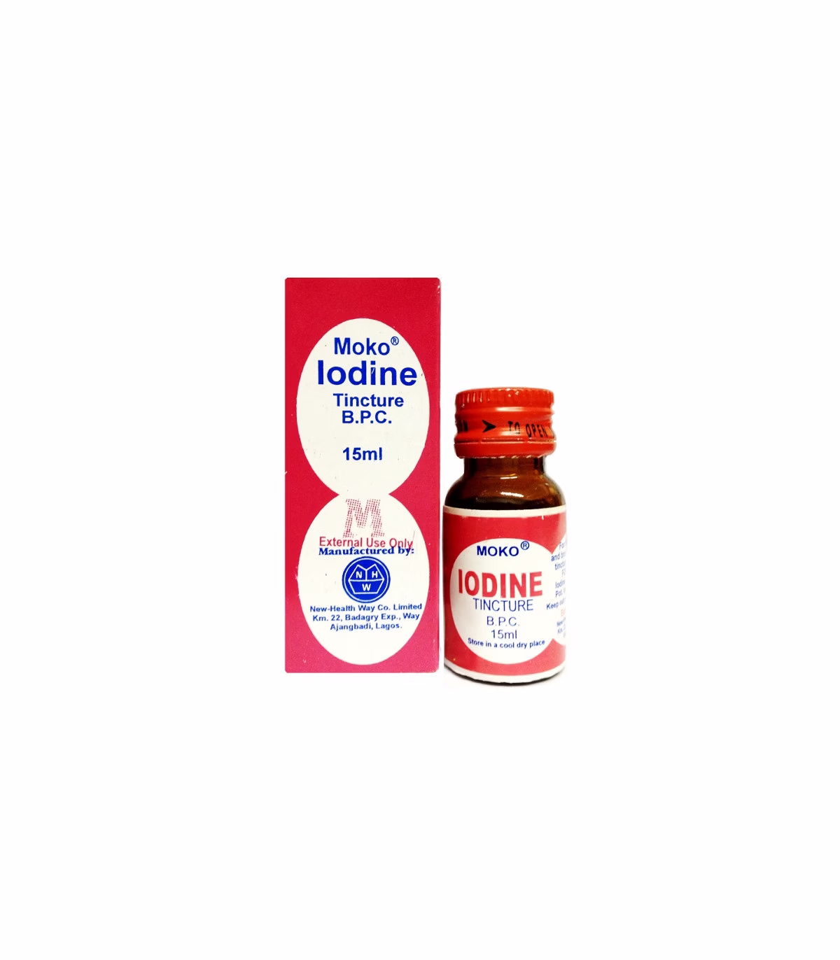 Iodine Tincture BP 15ml x2