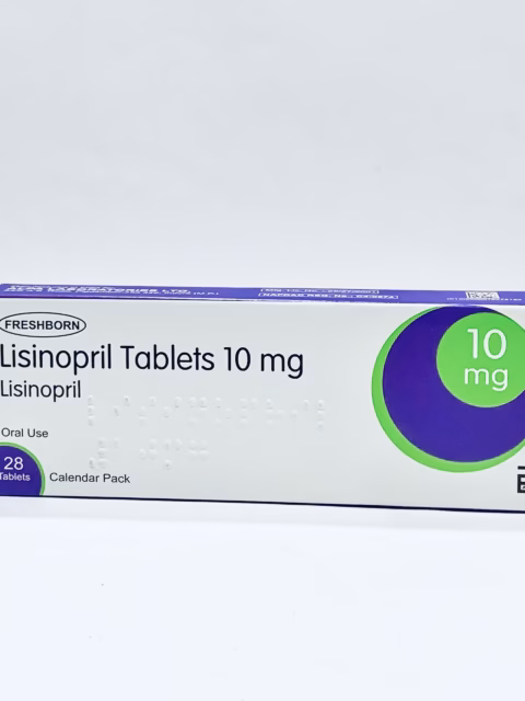Lisinopril 10mg x1 Pack