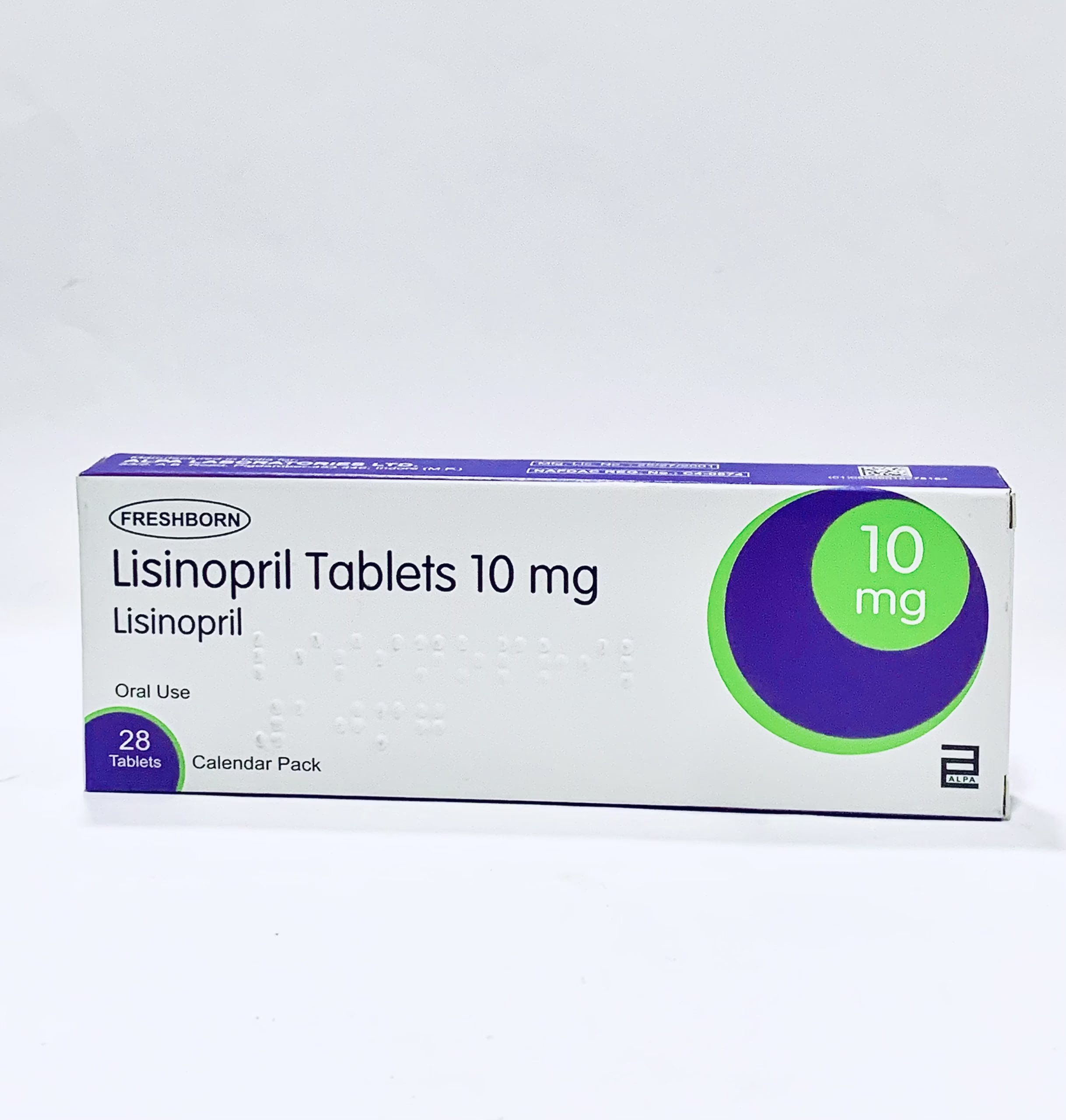 Lisinopril 10mg x1 Pack