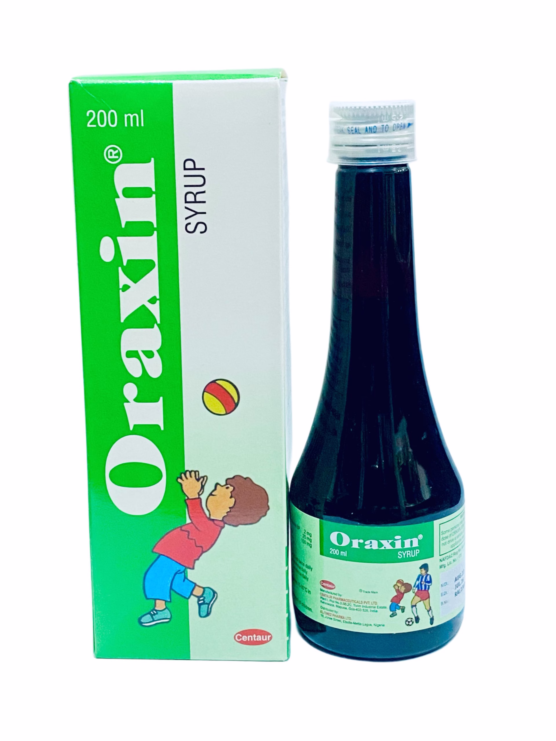 ORAXIN 200ML BOTTLE(CHLORHEPTADINE HYDROCLORIDE) x 2 BOTTLES