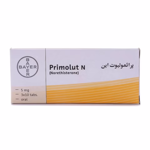 Primolut-N 5mg tab x2 Satchet