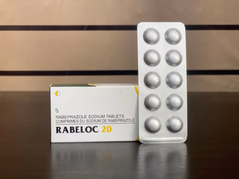RABELOC 20MG(RABEPRAZOLE) 10TABS XPKT 1 SATCHET
