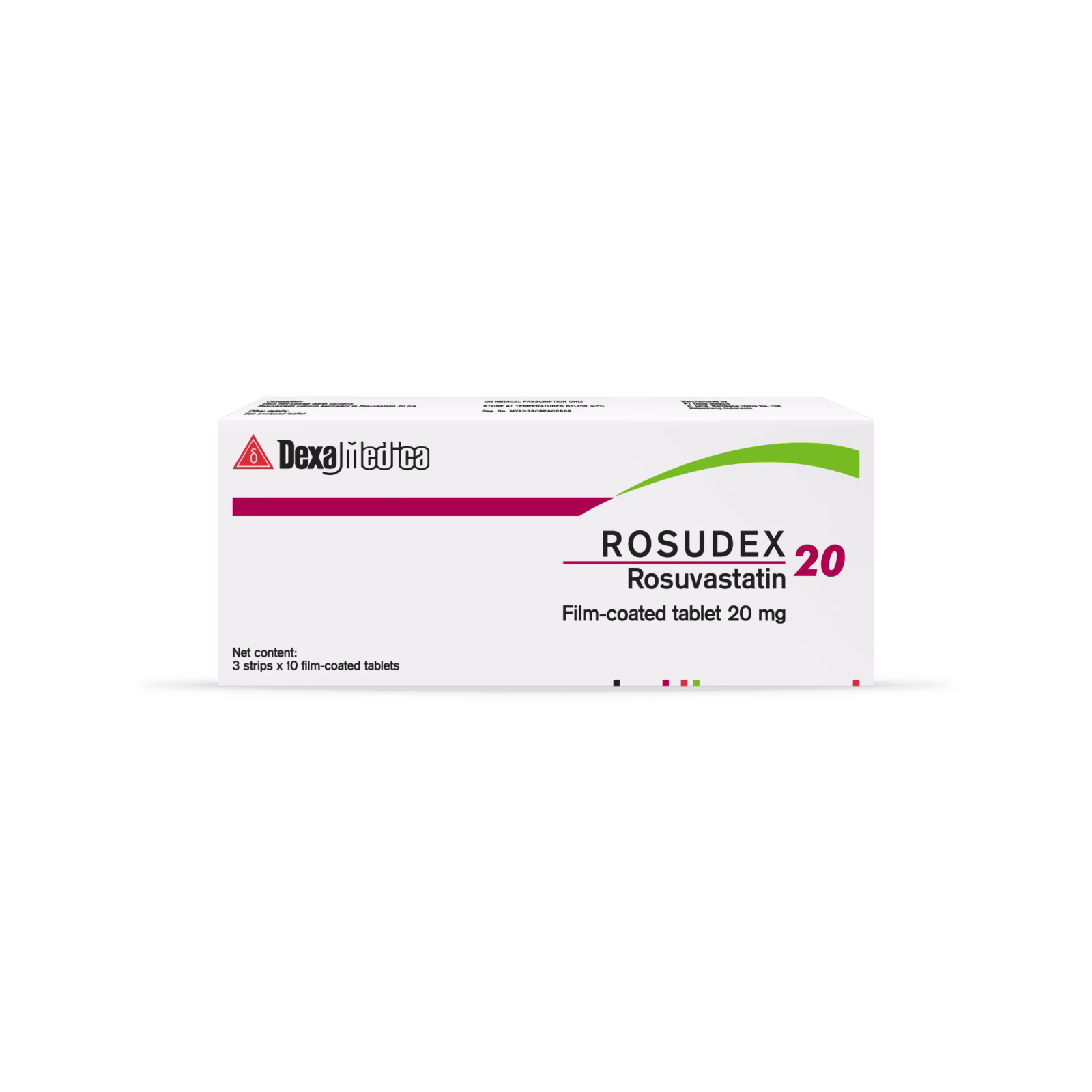 ROSUDEX 20MG(ROSUVASTATIN) ROSUDEX 20MG(ROSUVASTATIN) X3 SATCHETS