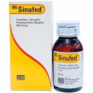 SINUFED SYRUP 2 bottles