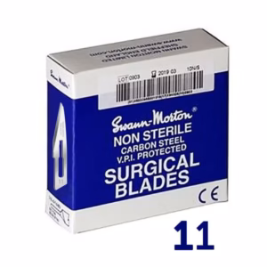 Surgical Blade 11 x100 Asomex 5 Satchet x1 Pack