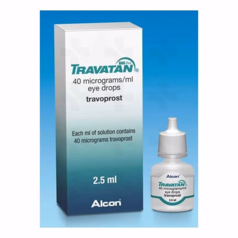 TRAVATAN EYE DROP 2.5ML (TRAVOPROST 40MCG) X BOTTLE 1 BOTTLE