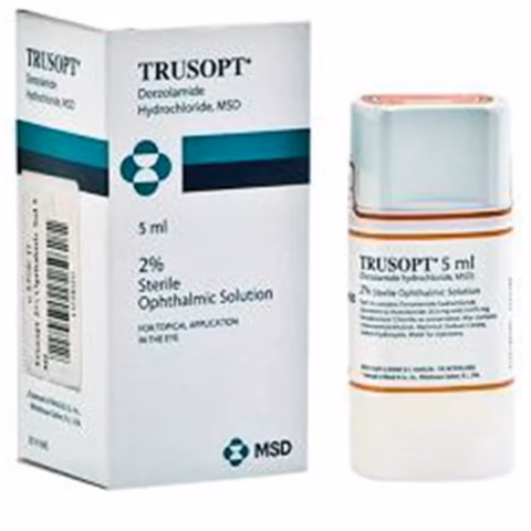 TRUSOPT 2% (DORZOLAMIDE HYDROCHLORIDE) EYE DROP 5ML 1 BOTTLE