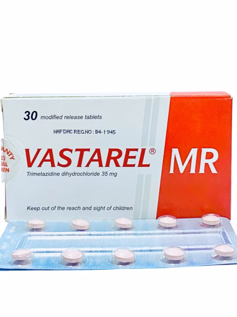 VASTAREL MR 35MG (TRIMETAZIDINE DIHYDROCHLORIDE) 10TABS X 1 PACK10TABS X 1 PACK