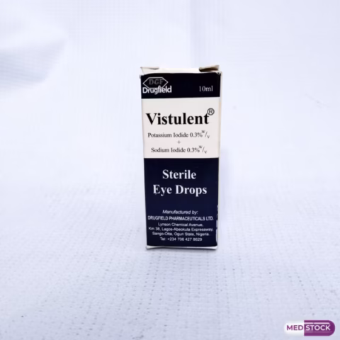 VISTULENT EYE DROP 10ML (POTASSIUM/SODIUM IODIDE) X BOTTLE 1 BOTTLE