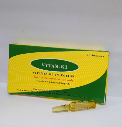 VITAMIN K3 INJ. X 10 ampoules