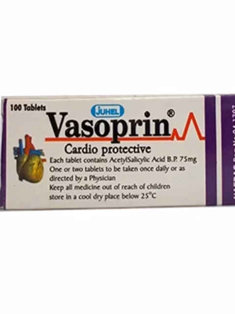 Vasoprin Tab 75mg x1 Pack