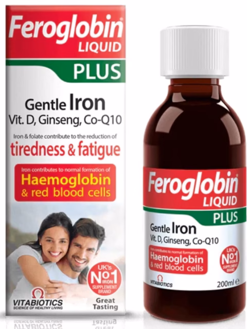 FEROBIN PLUS TONIC 200ML (IRON/FOLIC ACID/VIT B1/B6/B12) X BOTTLE 2 BOTTLES