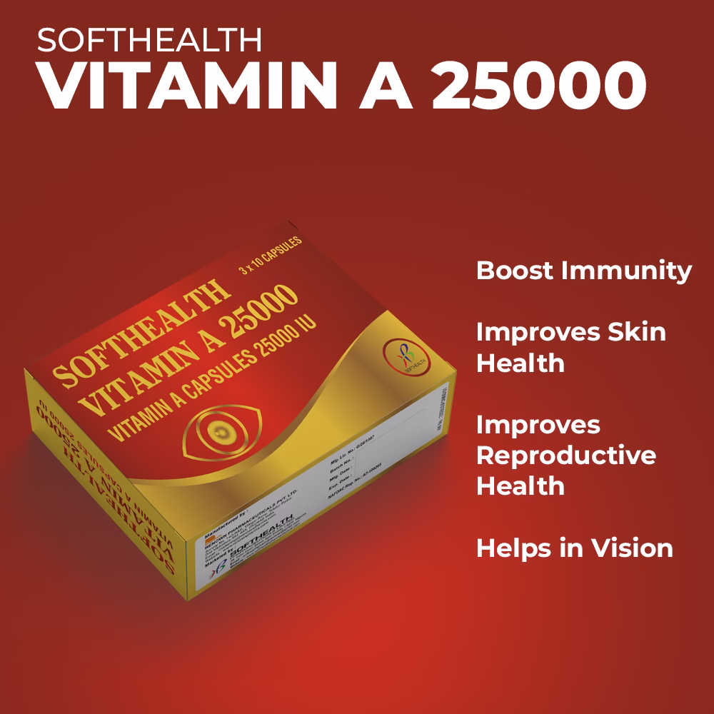 Vitamin A 25000IU x1 Pack (3 Sachets)