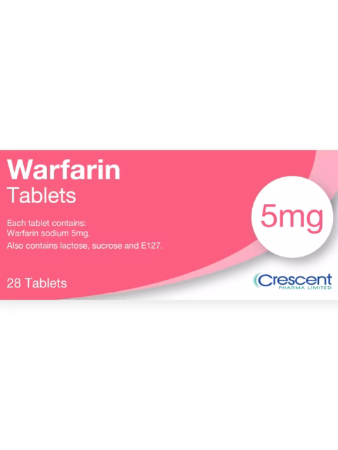 Warfarin 5mg x2 Sachets