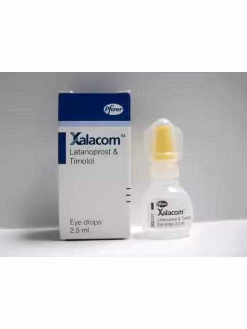XALACOM EYE DROP (LATANOPROST & TIMOLOL) X ONE BOTTLE ONE