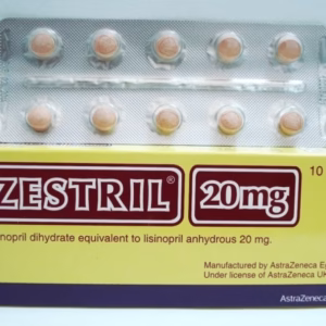 ZESTRIL TAB 20MG X2 sachets