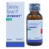 ZYNCET SYR 60ML (CETRIZINE 5MG/5ML) X BOTTLE ONES