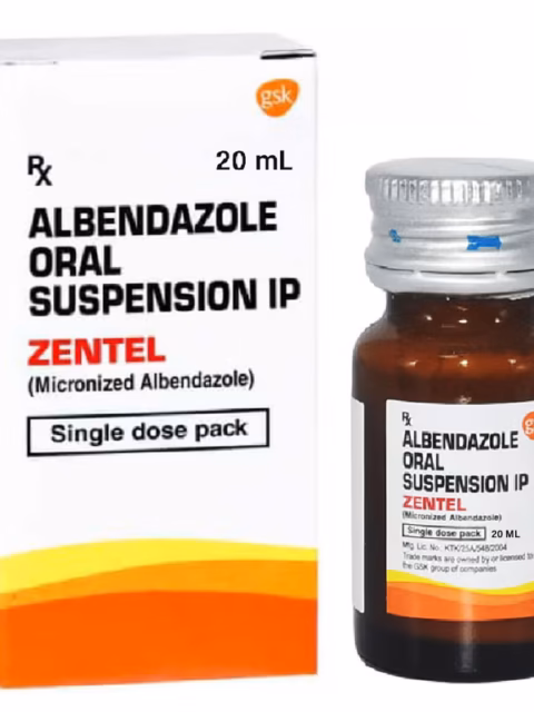 Zentel Sus 100mg x2 bottles