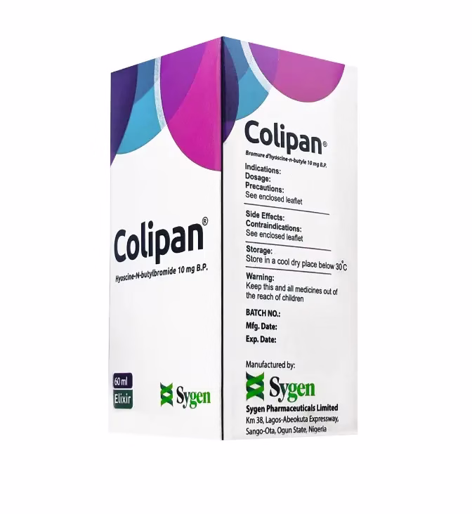 Colipan (Hyoscine butylbromide 10mg) Syrup