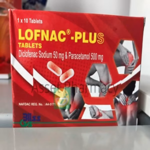 c466b1315f57bf7035a728eb775f54cb.jpg LOFNAC-PLUS (DICLOFENAC , PARACETAMOL 50/500MG) 10TABS XPKT 20 PKT